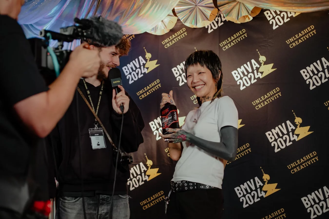 Tattoo Competition Winner at the Berlin Music Video Awards